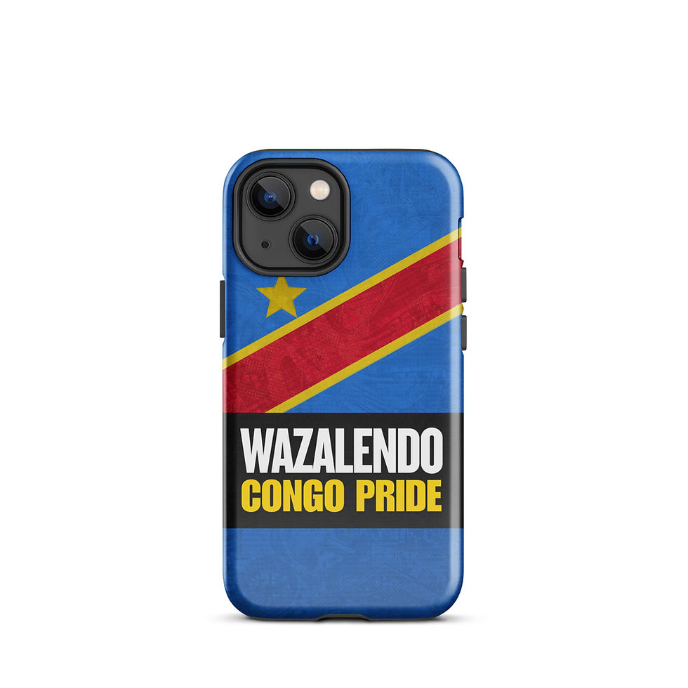 Thumbnail: WAZALENDO – Congo Pride Phone Case | For Patriots Only