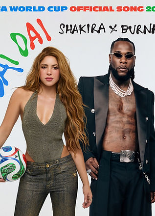 Download Dai Dai by Shakira and Burna Boy, the energetic FIFA World Cup 2026 official song blending Afrobeat and pop vibes.