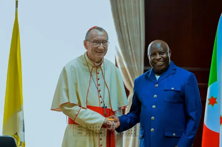 Cardinal Pietro Parolin visits Burundi to mark 60 years of Holy See-Burundi ties, signing seven new agreements in health, education, and security.