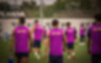 FC Barcelona players in training gear featuring “R.D. Congo – Cœur de l’Afrique,” part of a four-year partnership to promote Congo’s tourism, investment, and cultural brand worldwide.