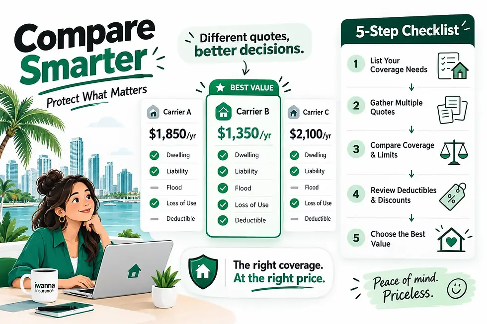 Compare Home Insurance Quotes in Miami