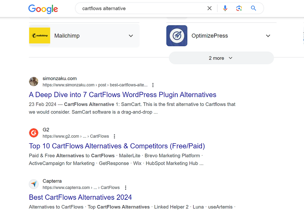 Please note that you might get a different result depending on a few things like your location you've frequently visited in the past