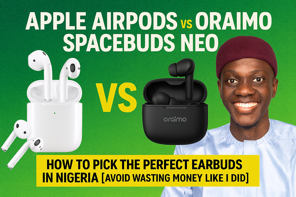Apple AirPods vs Oraimo SpaceBuds NEO [My Honest Review in Nigeria]