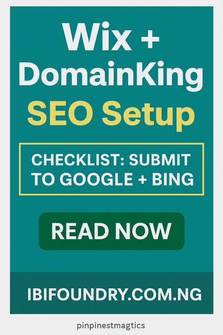 A sitemap.xml is a file that lists every page on your website that you want search engines to index. Google uses it to crawl your pages faster. Bing uses it to validate freshness. Without it, you rely on bots to “discover” your pages, which is risky — especially if your site is new or small. For a Nigerian website owner using Wix and DomainKing, the sitemap is your handshake with search engines. It tells them: “Here’s what I have, and here’s what’s updated.”