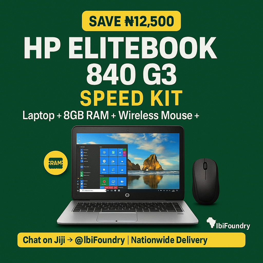 Office ready HP EliteBook laptop strictly verified by Dr Simon Taki Zaku