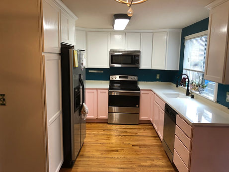 Kitchen cabinet painting