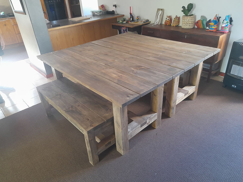 Thumbnail: Table Set( 2 tables, 2 benches)