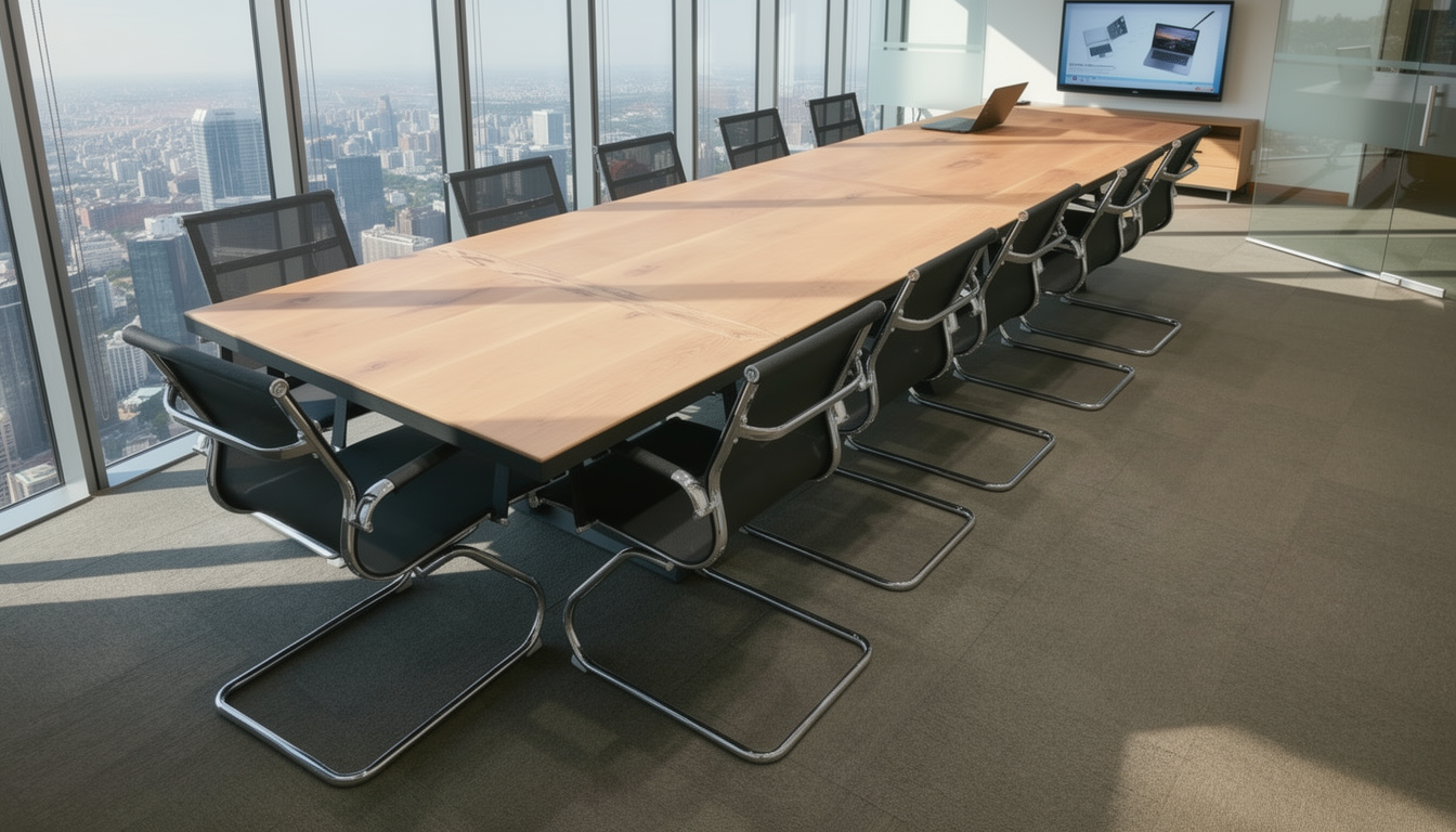 Industrial Boardroom Table