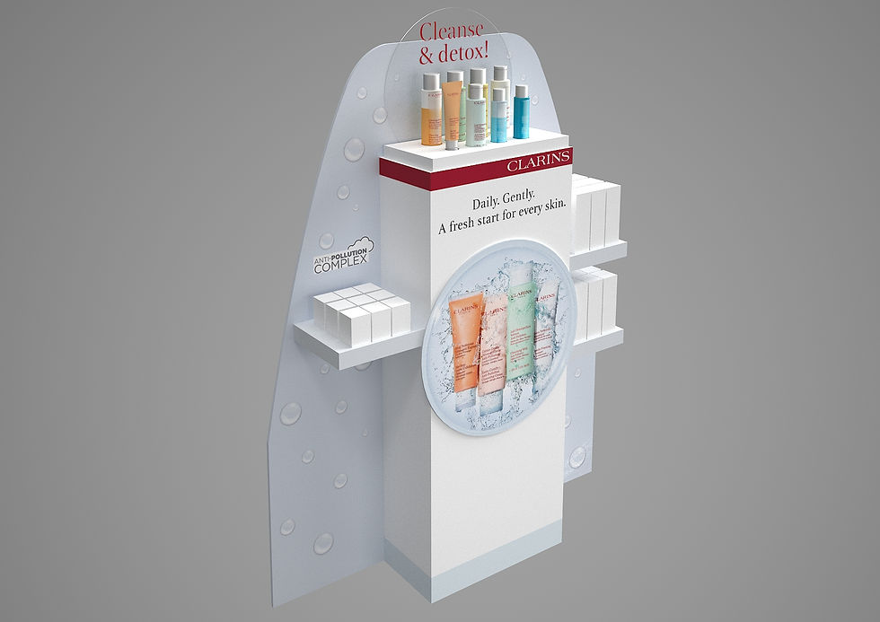Clarins Detox_ Sephora Gondola