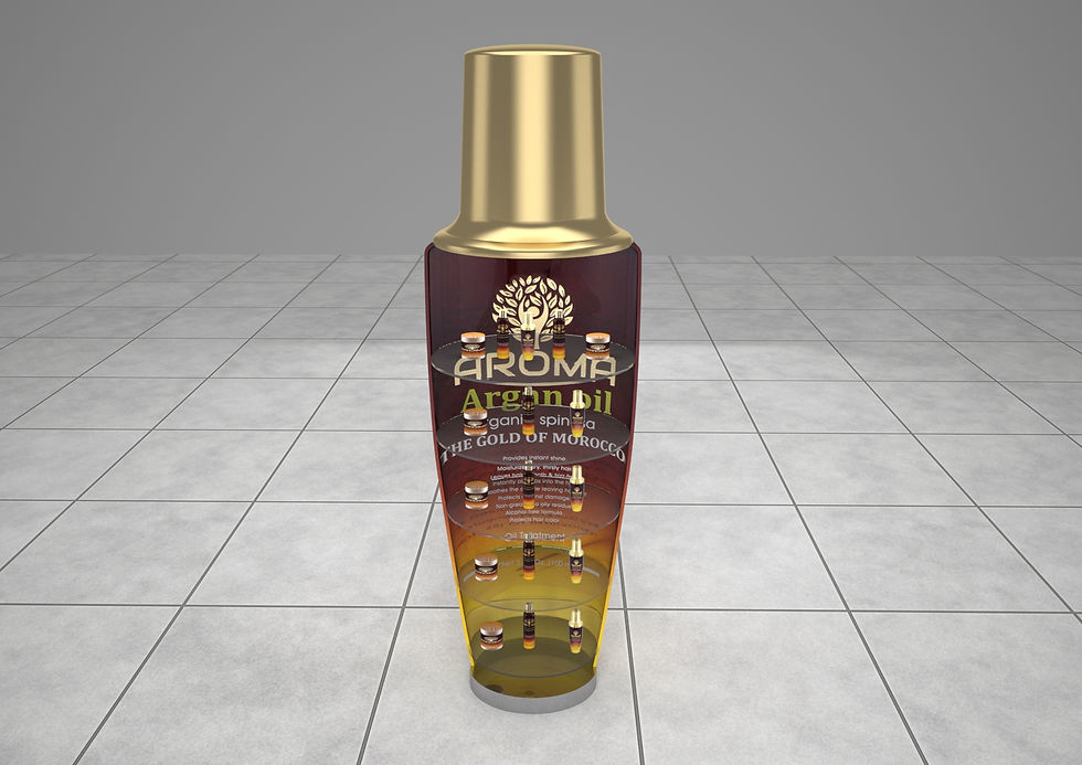 Aroma Argan Oil Display Stand