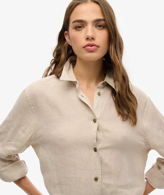 Miniatura: W4010463A | Camisa de linho oversized