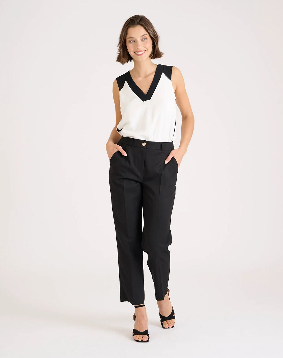 Miniatura: CENP013 | Calça clássica de corte elegante e intemporal
