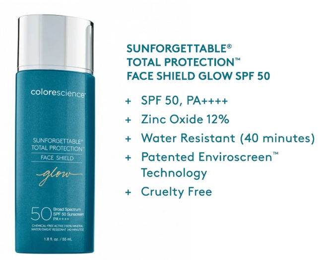 Miniature : Sunforgettable® Total Protection® Face Shield Glow -  FPS 50