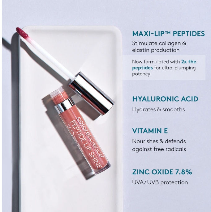 Miniature : Brillant à lèvres avec peptides + FPS 30