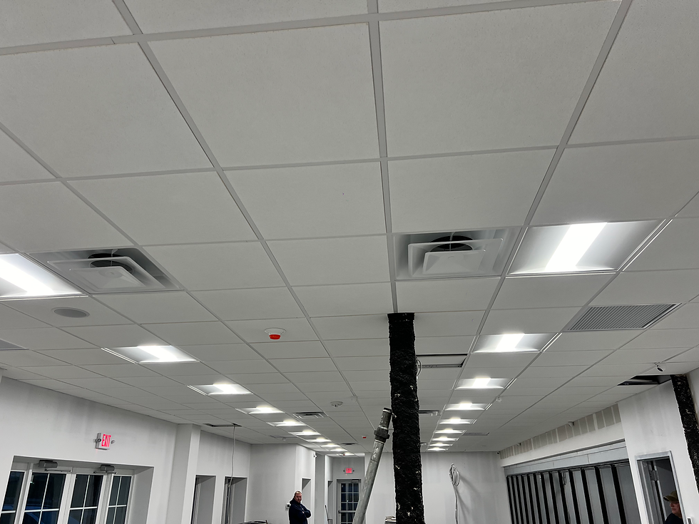 Suspended ceiling, false ceiling, drop ceiling benefits