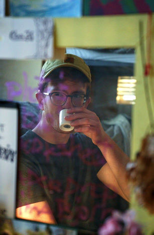 Artist's Website Photoshoot for Patrick