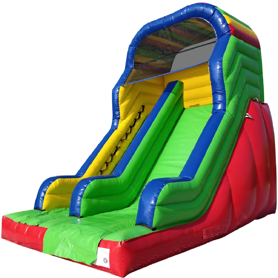 Rainbow Slide, a inflatable slide for hire from Mr M Entertainment