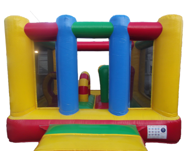 Multi Coloured Play Centre, a bouncy castle for hire from Mr M Entertainment