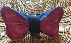 Pink Flower Bowtie - mini