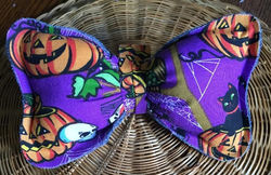 Purple Halloween Bowtie - large