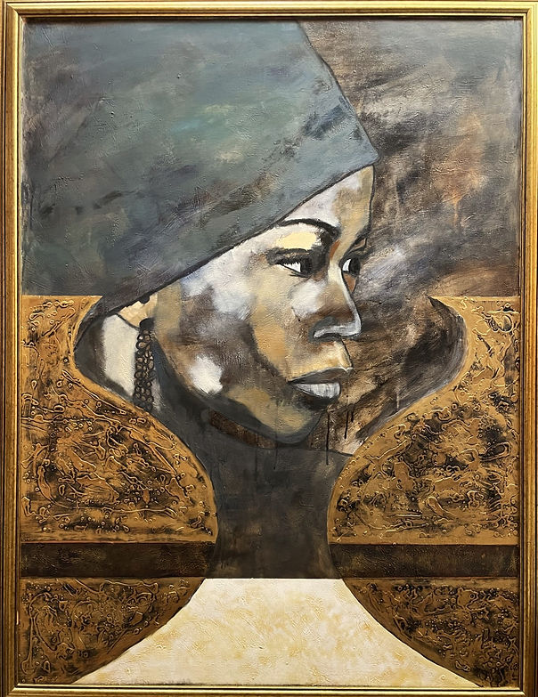 128 x 98 cm, oil & mixed media on canvas
