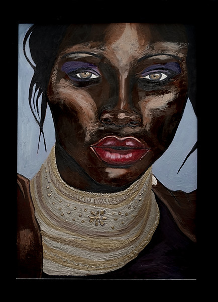 encaustic on wood