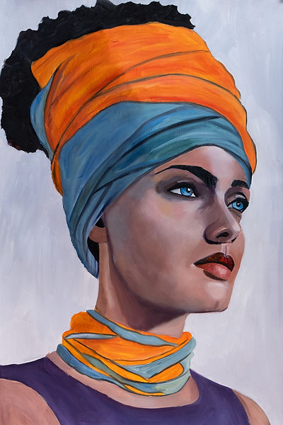 oil on paper