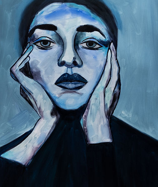 oil on paper