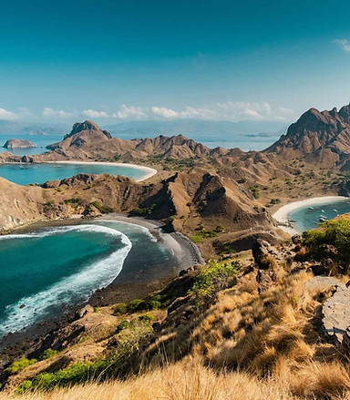 Paesaggio tra Bali e Komodo durante un viaggio in Indonesia