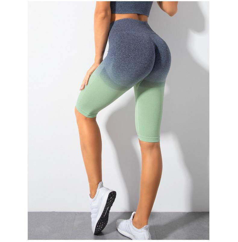 Miniatura: Shorts ciclista Fitfordivas DOUBLE COLOR Super PUSH UP SCRUNCHY BUM  fitness g