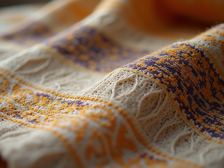L'eleganza di tessuti artigianali di design