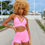 Miniatura: Completo con shorts Made in Brazil Push Up bolso quadrado pink