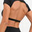 Miniatura: Top Fitfordivas Backless short sleeves black