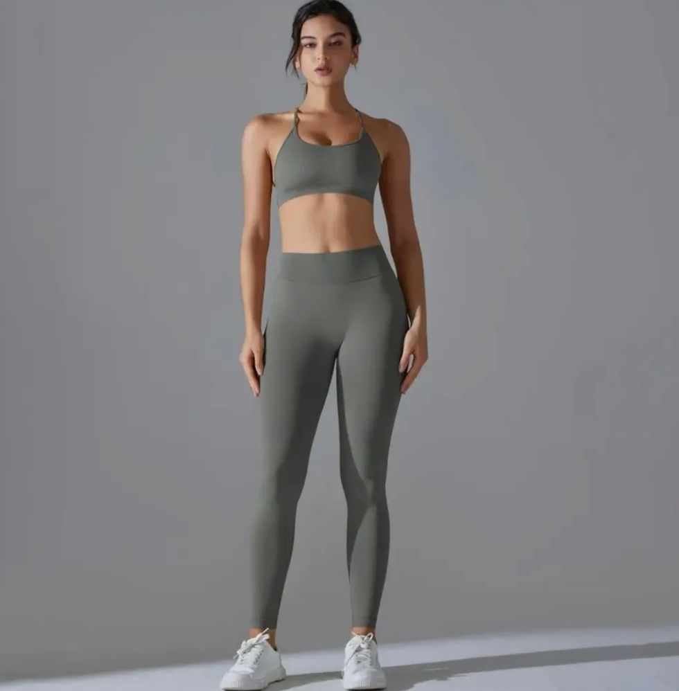 Miniatura: Top Fitfordivas PUSH UP Perfect Shape compression grey