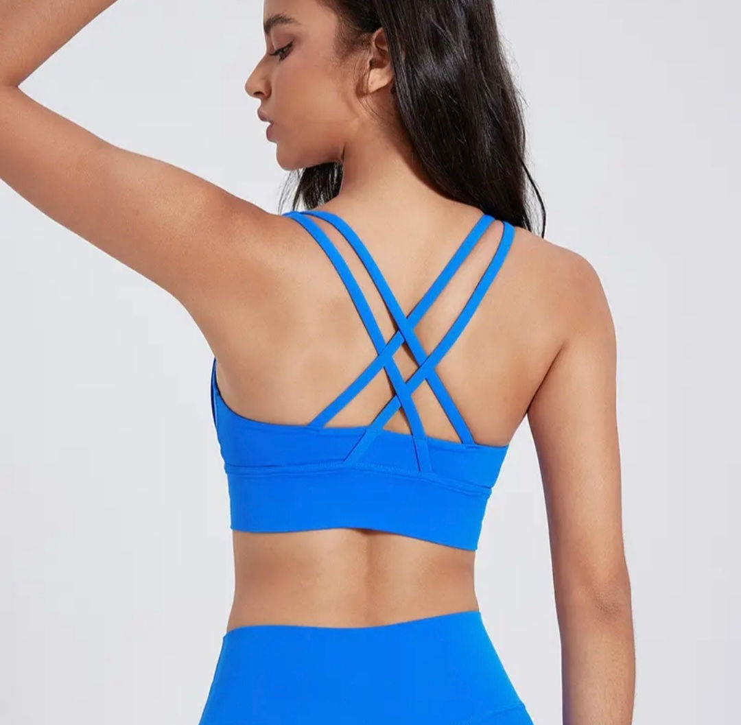 Top Fitfordivas NUDE basic blue royale