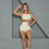 Miniatura: Completo con shorts Bonita Fit Brazil Push Up brocado creme