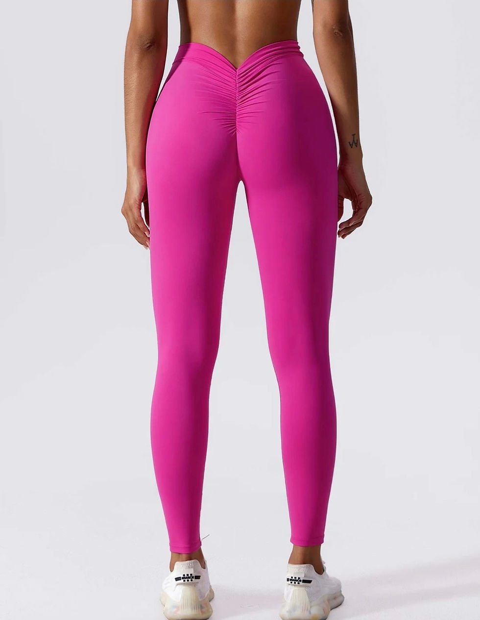 Miniatura: Legging Fitfordivas PUSH UP Nude Super Scrunchy Bum "V-back" pink