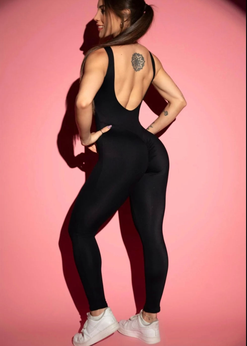 Miniatura: Tuta intera LM Fitness Motivation Glamour  preto