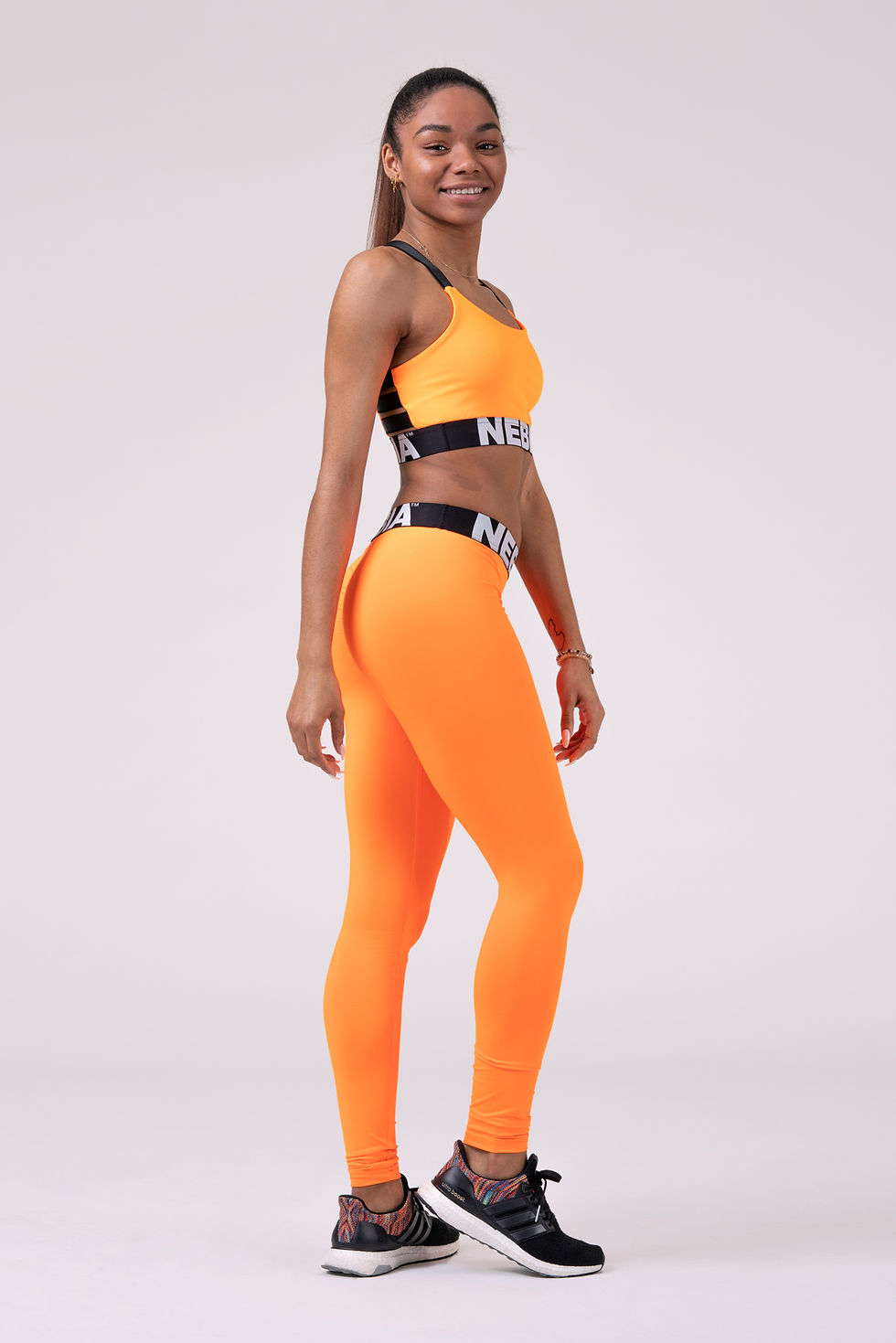 Miniatura: Legging Nebbia 528 Squad Heroe Scrunch butt orange