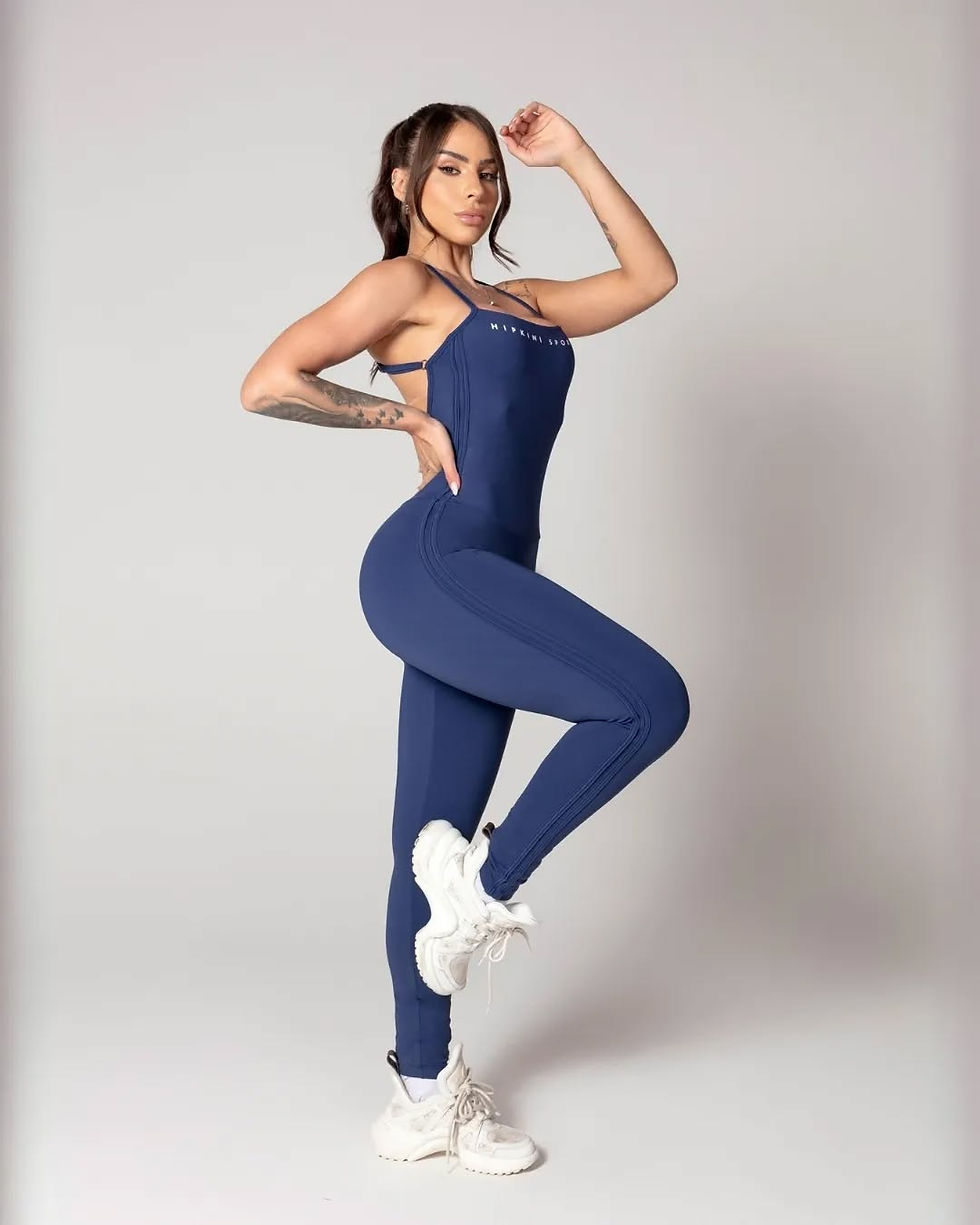 Miniatura: Tuta intera Hipkini Athleisure azul marinho