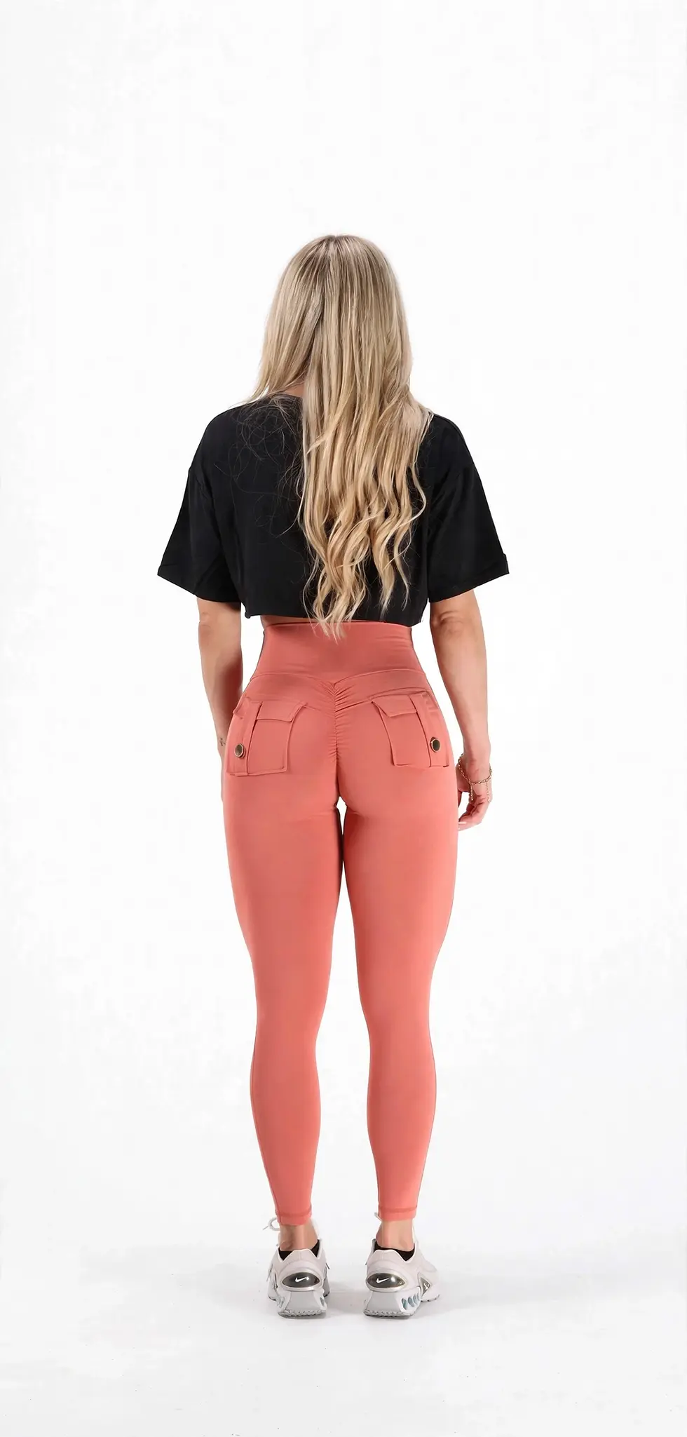 Miniatura: Legging Fitfordivas PUSH UP Nude colors Super butt Pocket peach