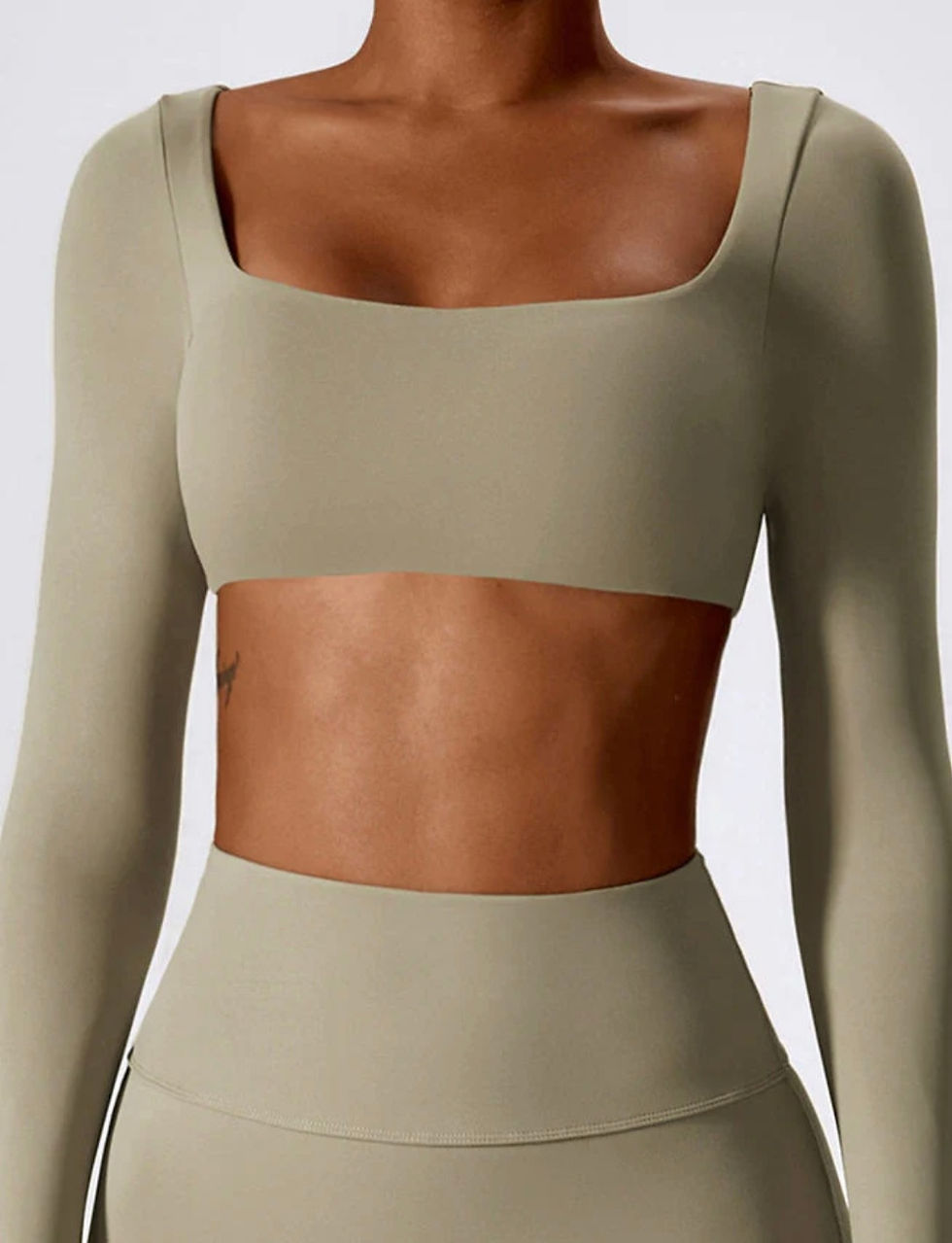 Miniatura: Completo Fitfordivas Nude Flare Elegance light brown m/lunga