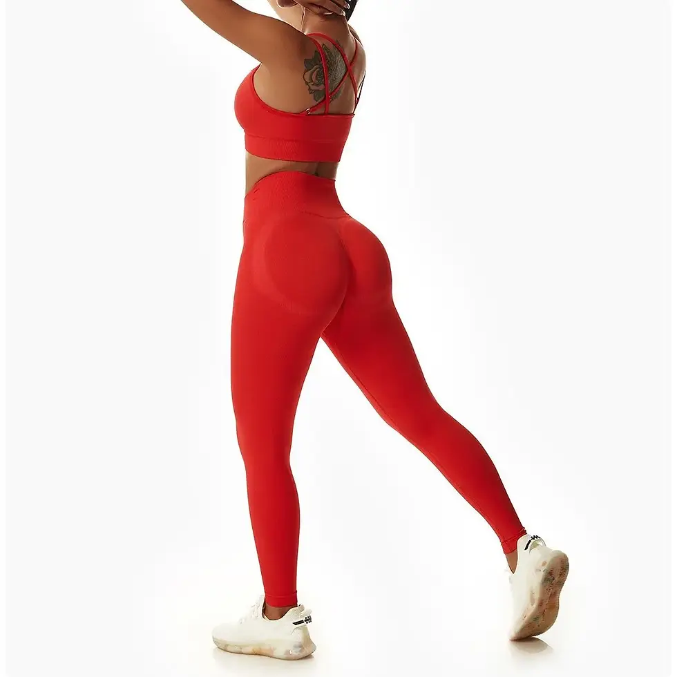 Miniatura: Top  Fitfordivas PUSH UP Body Power red