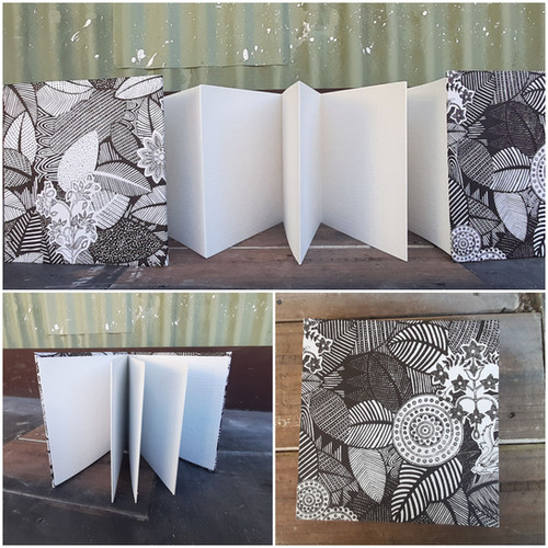 Make a concertina book B3 Bookbinding