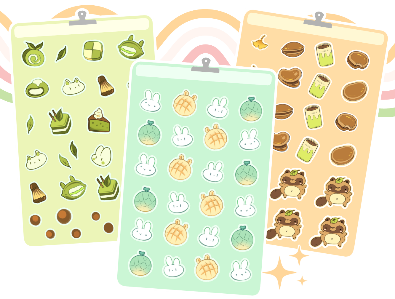 ♡ Sticker sheets ♡ Konbini (コンビニ) at 1AM Collection