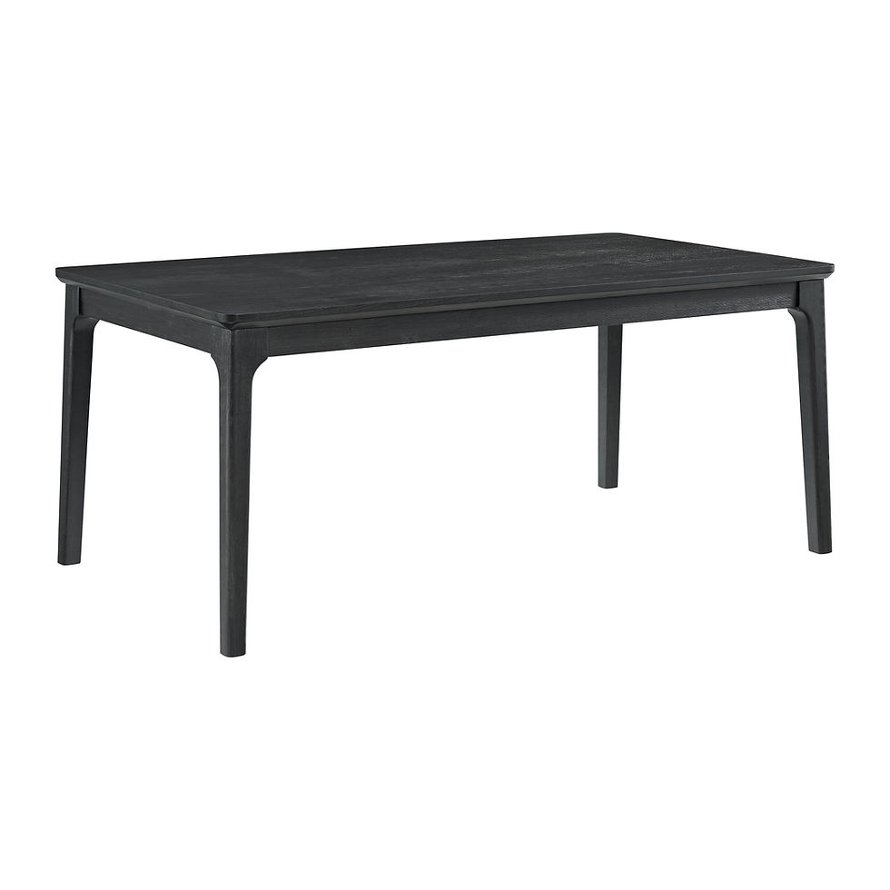 Thumbnail: Garcia 6PC Dining Set with Table, 4 Chairs, and Bench in Black