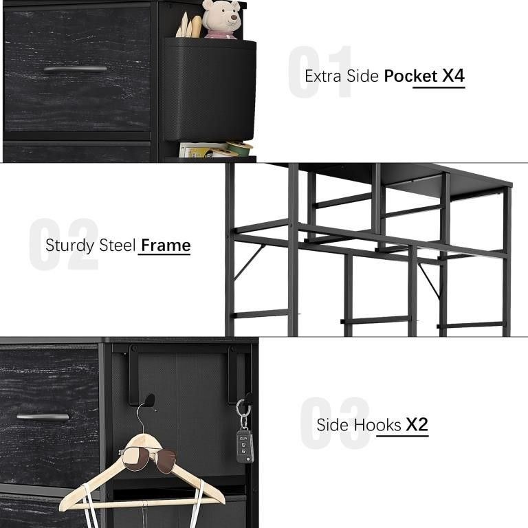 Thumbnail: GIKPAL 10 DRAWER DRESSER