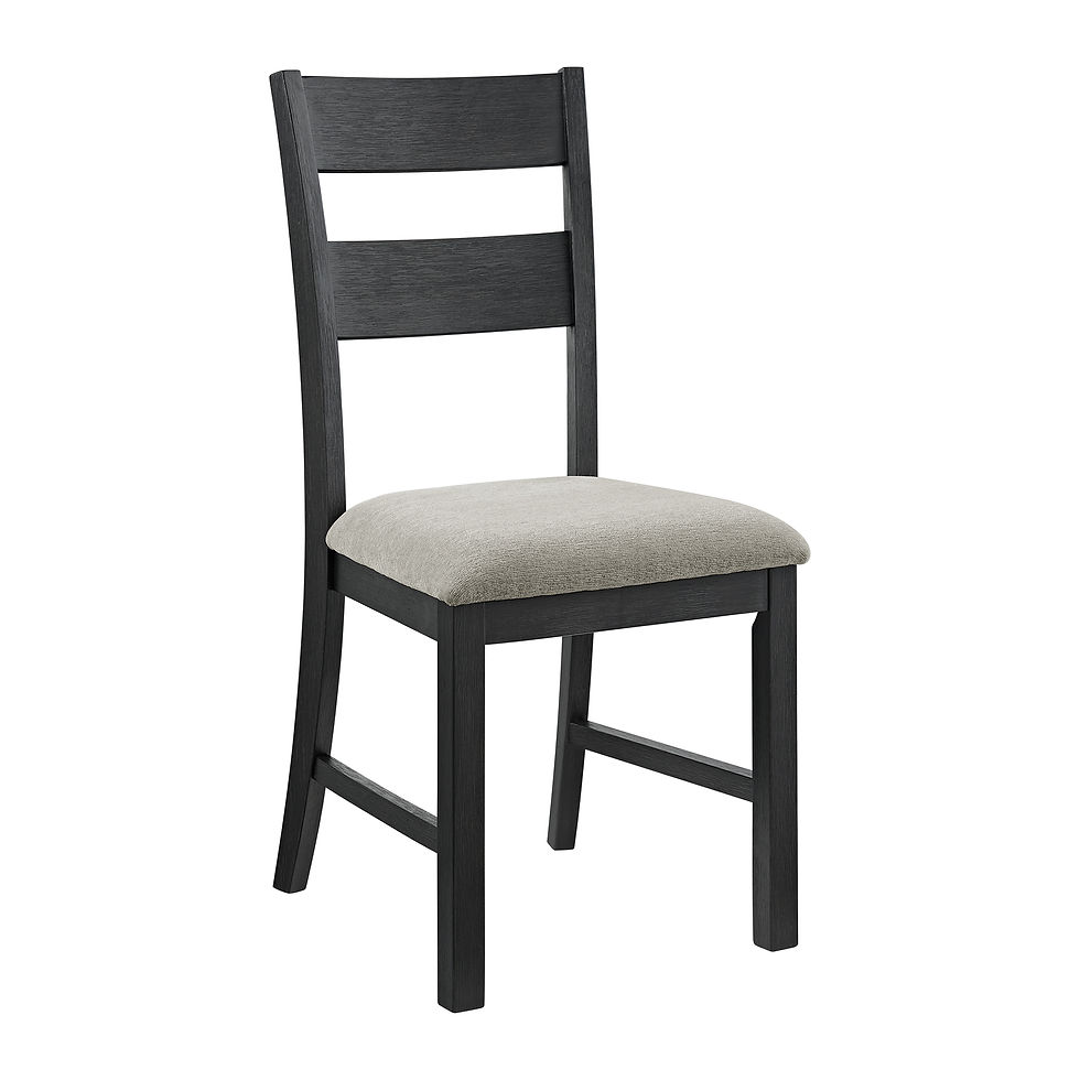 Thumbnail: Garcia 6PC Dining Set with Table, 4 Chairs, and Bench in Black