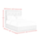 Thumbnail: Arcadia Queen Bed in Grey