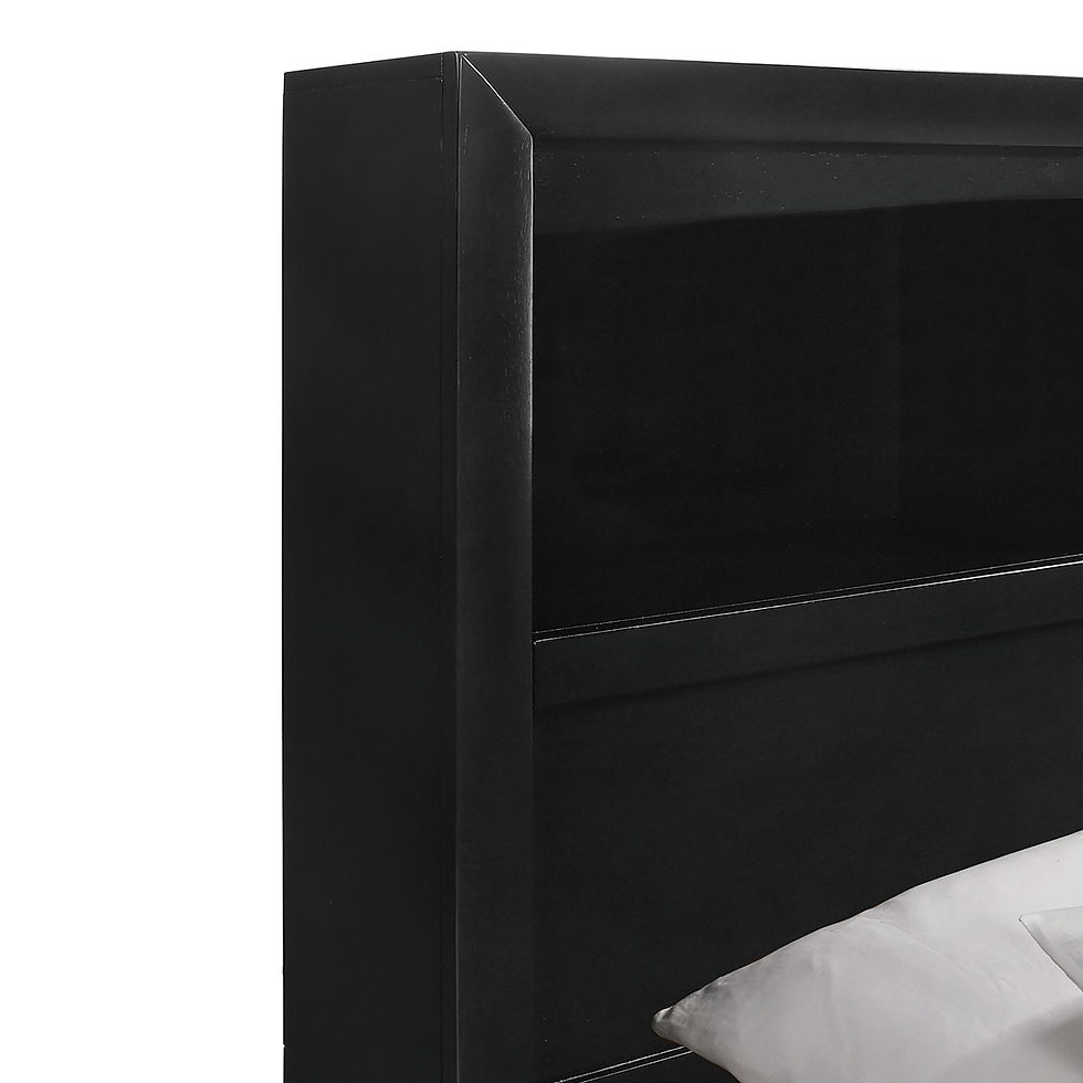 Thumbnail: Emily King Storage Bed in Black